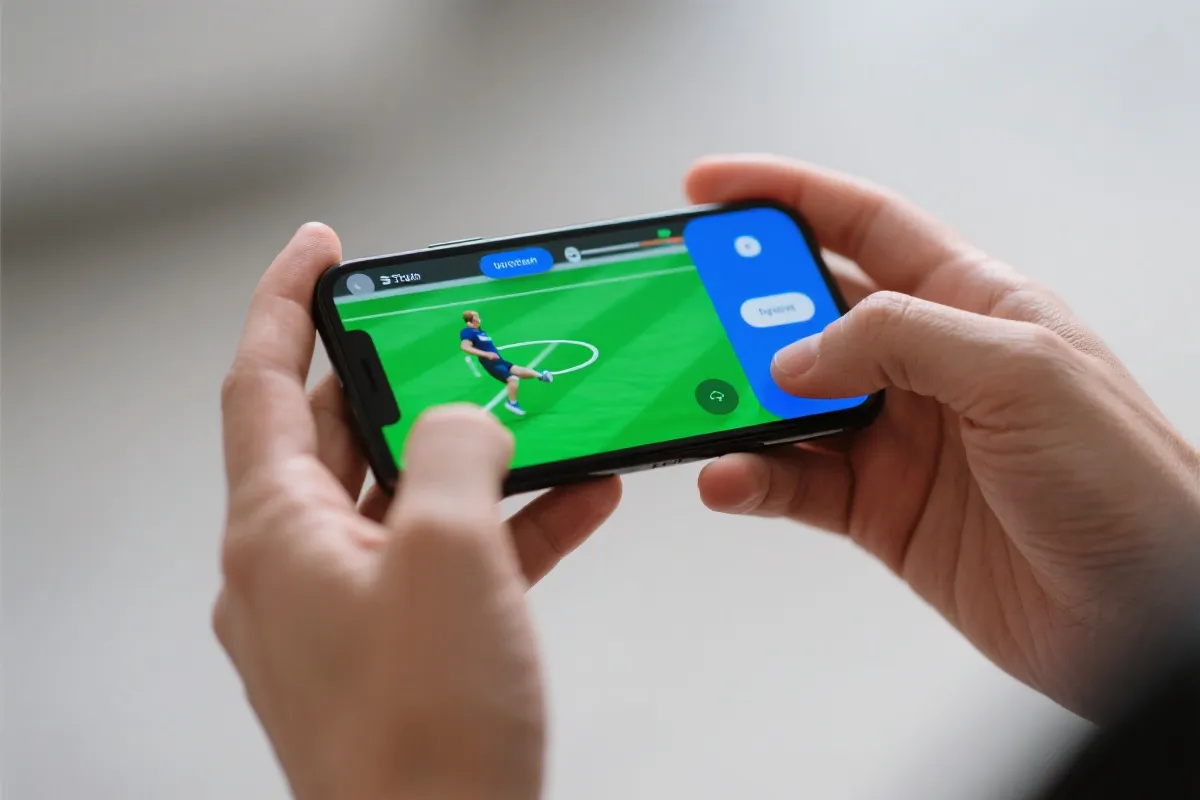 手机观看赛事示意图